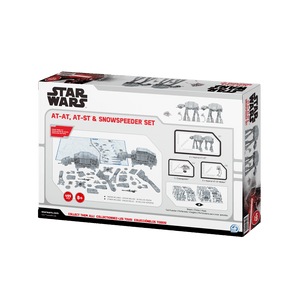 Star Wars AT-AT, AT-ST, Snowspeeder Set4D Puzzle | 4D Cityscape4D Puzz