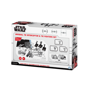 Star Wars Imperial Interceptor & TIE Fighter Set4D Puzzle | 4D Cityscape4D Puzz