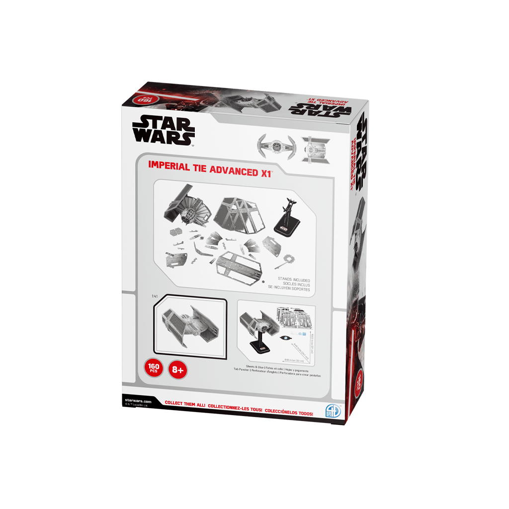 Star Wars TIE Advance x1 Paper Model Kit4D Puzzle | 4D Cityscape4D Puzz
