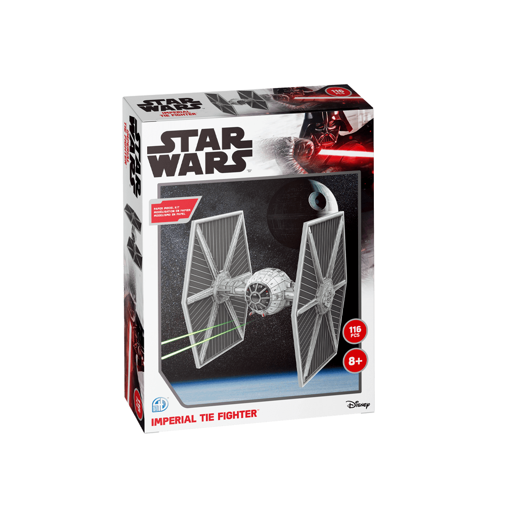 Star Wars TIE Fighter TIE/LN Paper Model Kit4D Puzzle | 4D Cityscape4D Puzz
