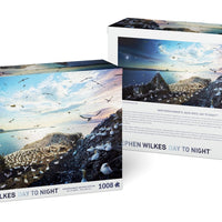 Stephen Wilkes Bass Rock, Scotland, Day to Night™ - 4D Puzzle | 4D Cityscape - 4DPuzz