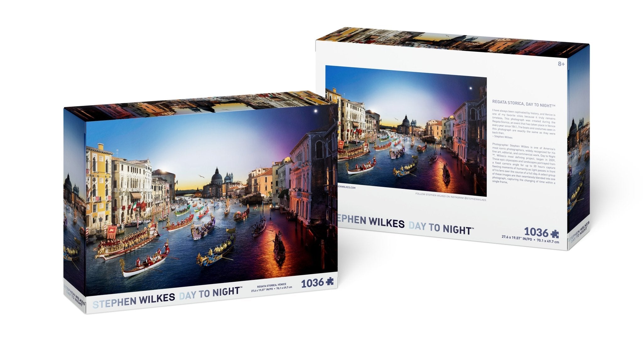 Stephen Wilkes Puzzle Regata Storica, Venice, Day to Night™ - 4DPuzz - 4DPuzz

