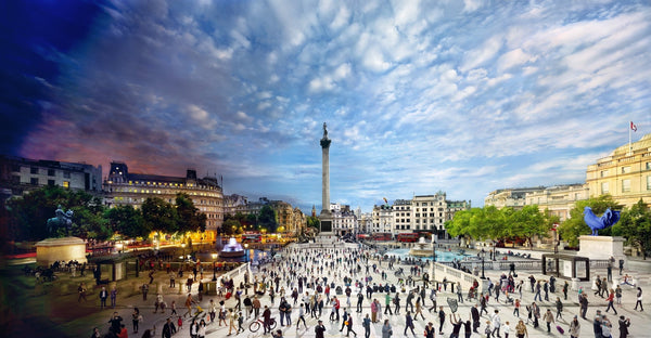Stephen Wilkes Trafalger Square, London, Day to Night™ - 4D Puzzle | 4D Cityscape - 4DPuzz