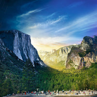 Stephen Wilkes Tunnel View, Yosemite National Park, Day to Night™ - 4D Puzzle | 4D Cityscape - 4DPuzz