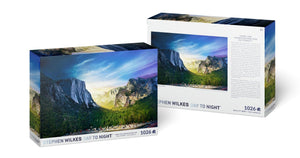Stephen Wilkes Tunnel View, Yosemite National Park, Day to Night™ - 4D Puzzle | 4D Cityscape - 4DPuzz