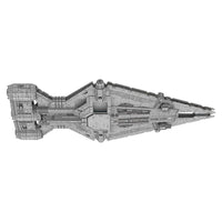 The Mandalorian Imperial Light Cruiser Paper Model Kit4D Puzzle | 4D Cityscape4D Puzz