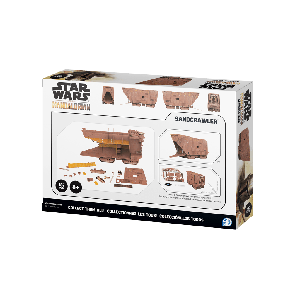 The Mandalorian Sandcrawler Paper Model Kit4D Puzzle | 4D Cityscape4D Puzz
