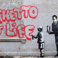 Banksy Puzzle - Urban Art Graffiti - Ghetto 4 Life - 4D Puzzle | 4D Cityscape - 4DPuzz