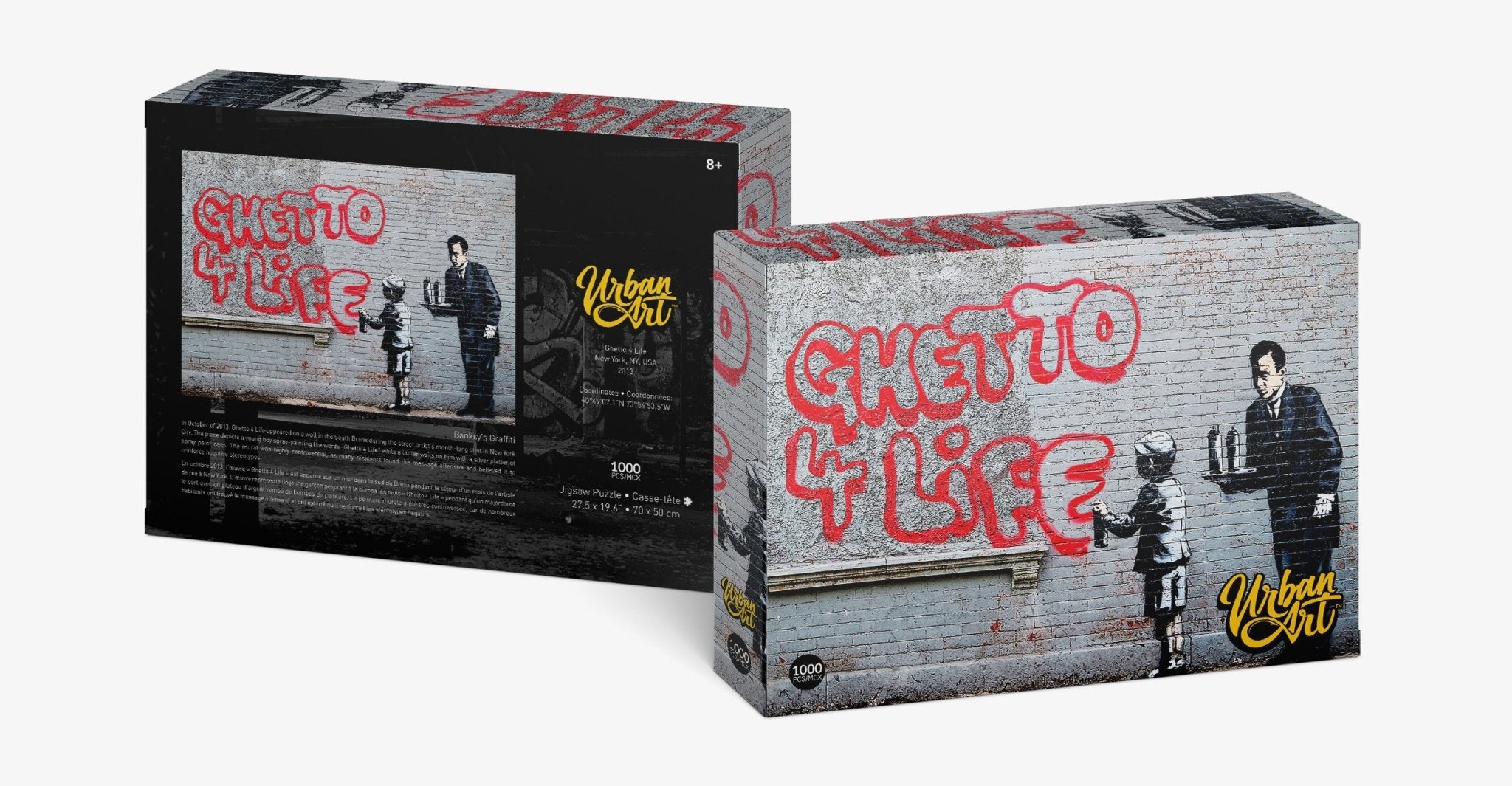 Banksy Puzzle - Urban Art Graffiti - Ghetto 4 Life - 4D Puzzle | 4D Cityscape - 4DPuzz
