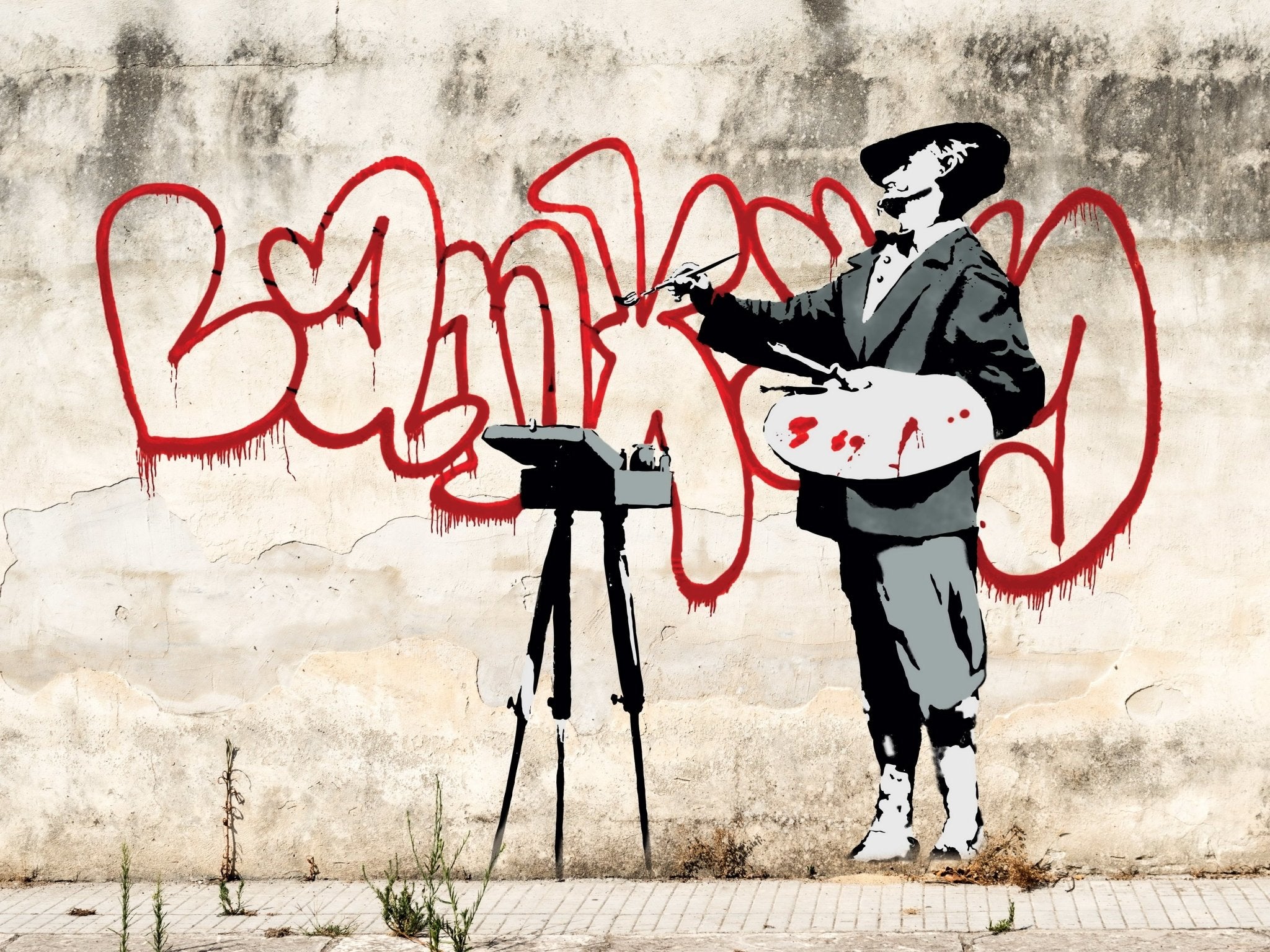Banksy Puzzle - Urban Art Graffiti - Graffiti Painter / Velasquez - 4D Puzzle | 4D Cityscape - 4DPuzz
