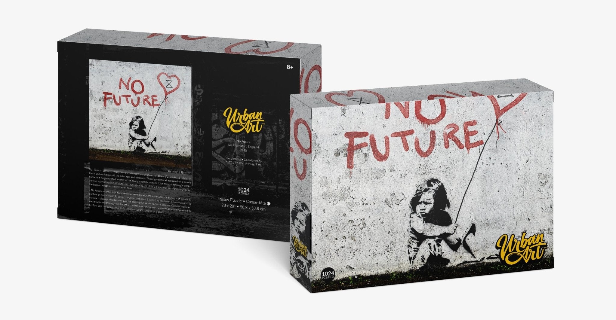 Banksy Puzzle - Urban Art Graffiti - No Future - 4D Puzzle | 4D Cityscape - 4DPuzz
