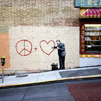 Banksy Puzzle - Urban Art Graffiti - Peaceful Hearts Doctor - 4D Puzzle | 4D Cityscape - 4DPuzz