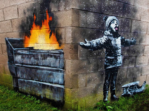 Banksy Puzzle - Urban Art Graffiti - Season’s Greetings - 4D Puzzle | 4D Cityscape - 4DPuzz